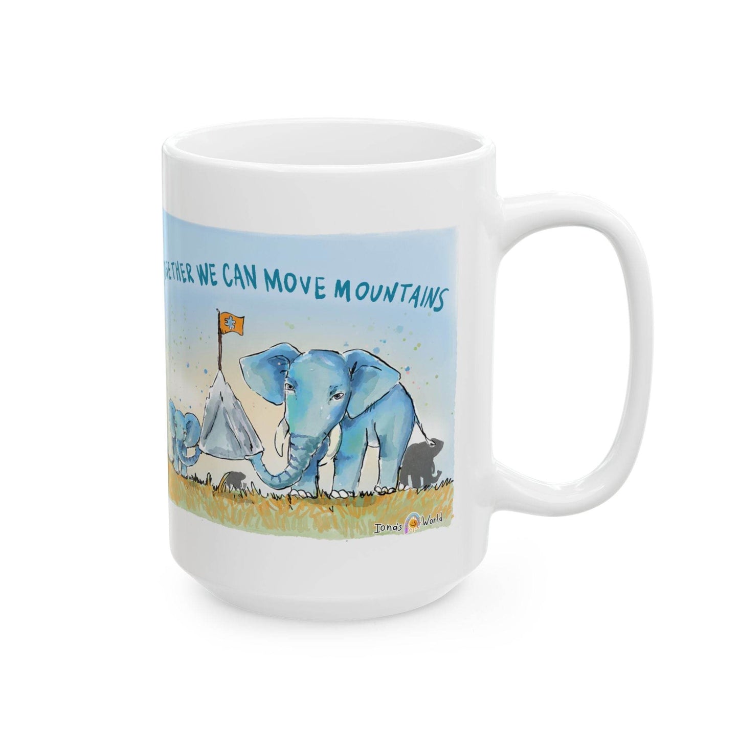 TOGETHER WE CAN MOVE MOUNTAINS - INSPIRATIONAL MUG - Iona's World