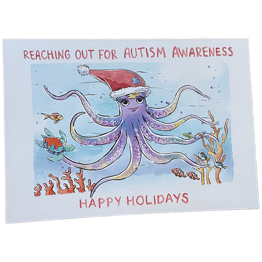 Reaching Out For Autism Awareness - Holiday Card (Single Artist Card LMITED EDITION)