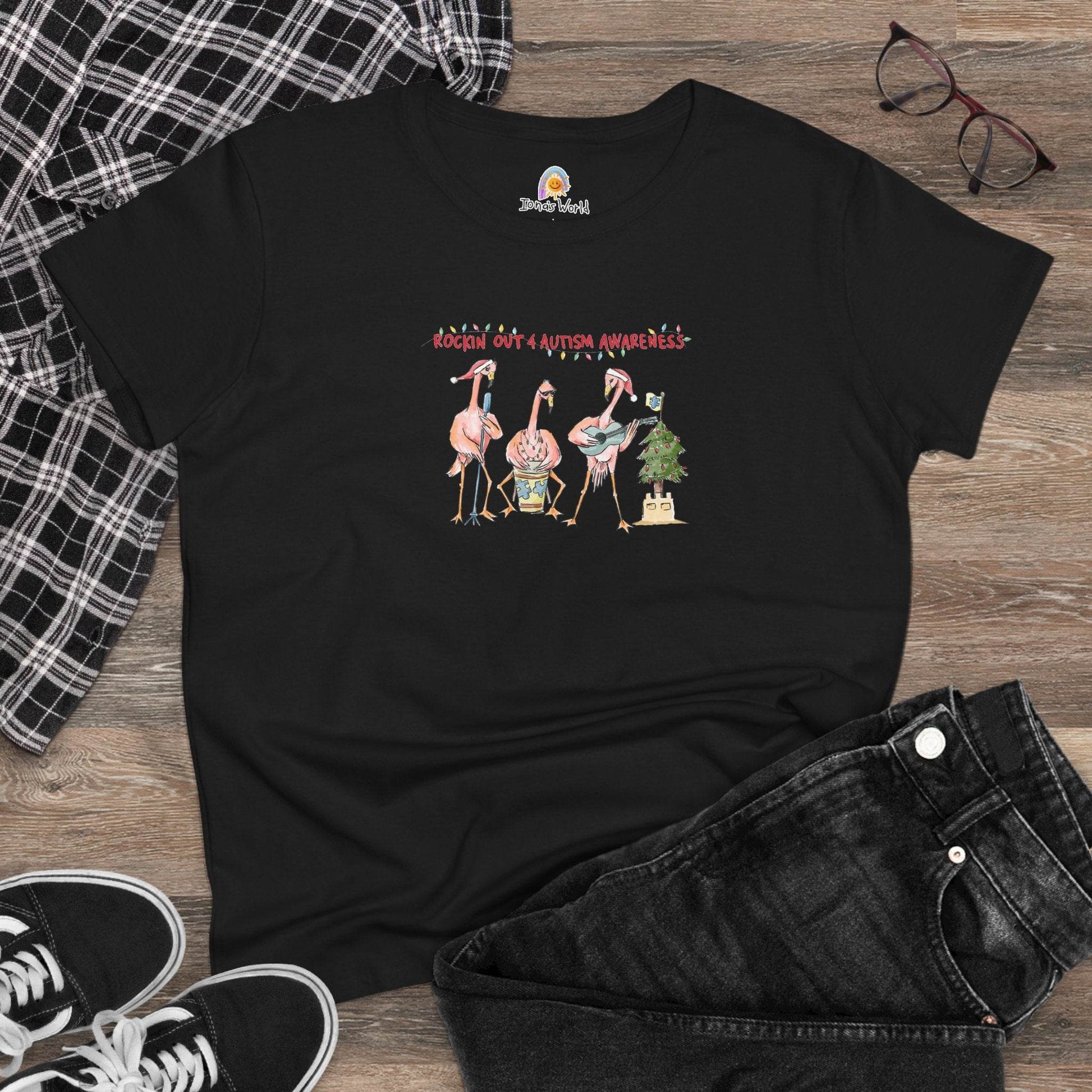 ROCKIN' OUT 4 AUTISM AWARENESS HOLIDAY - WOMEN'S SHIRT - Iona's World