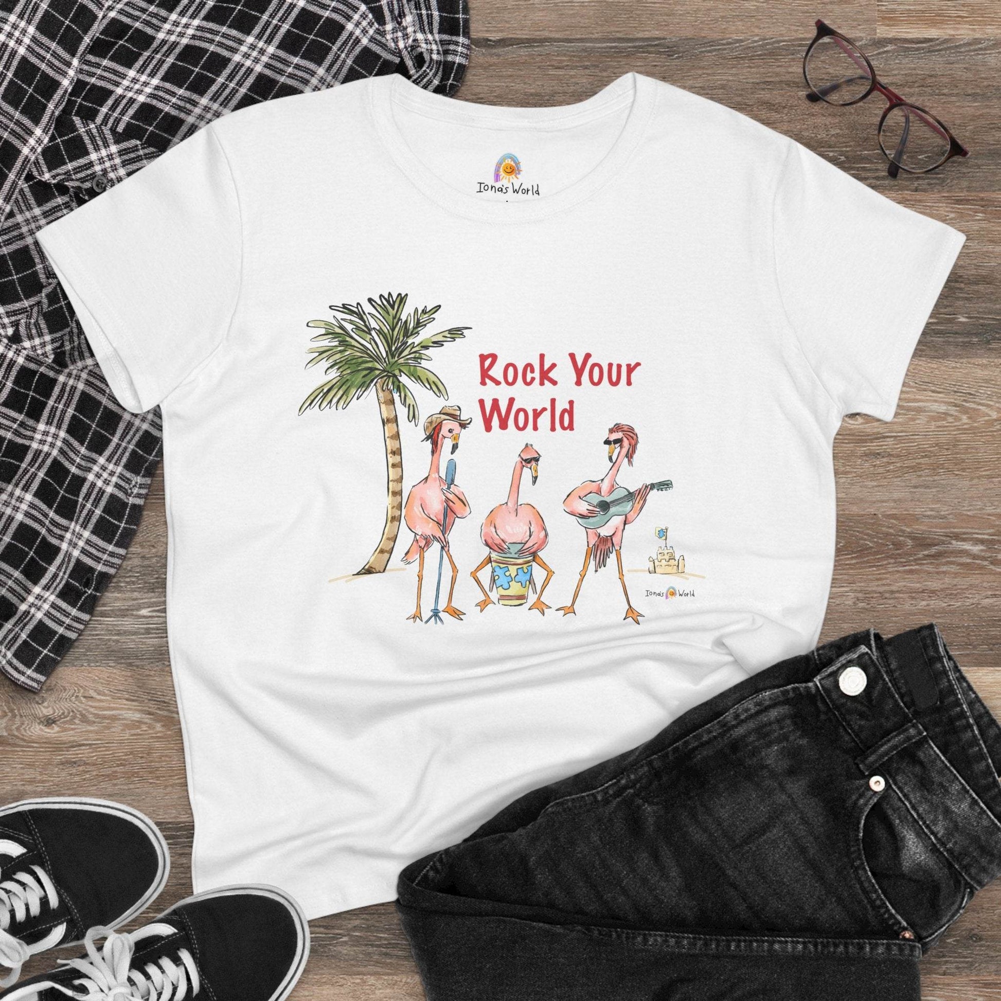 ROCK YOUR WORLD - WOMEN'S SHIRT - Iona's World