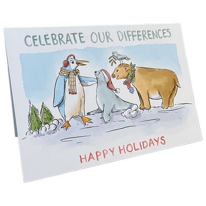 Celebrate Our Differences - Holiday Card (Single Artist Card LMITED EDITION)