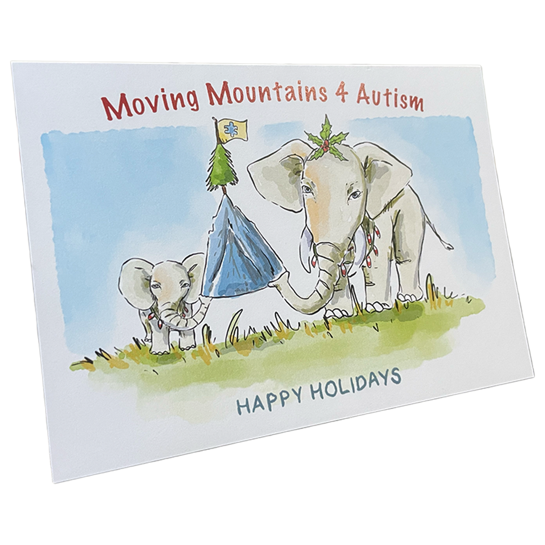 Moving Mountains 4 Autism - Holiday Card (Single Artist Card LMITED EDITION)