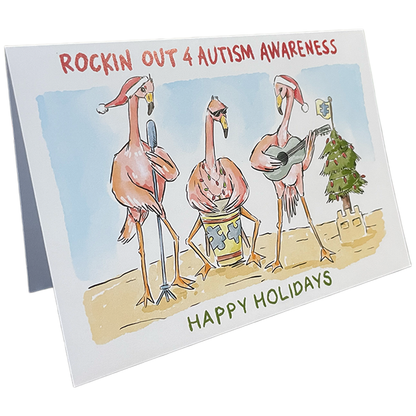 Rockin' Out 4 Autism Awareness - Holiday Card (Single Artist Card LMITED EDITION)