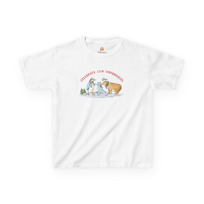 CELEBRATE OUR DIFFERENCES - HOLIDAY KID'S SHIRT