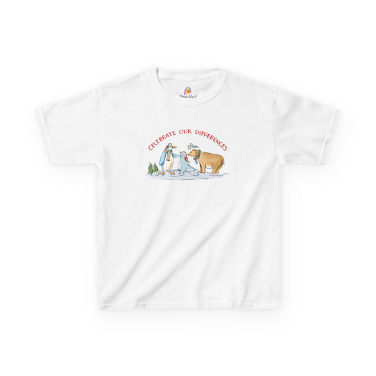 CELEBRATE OUR DIFFERENCES - HOLIDAY KID'S SHIRT