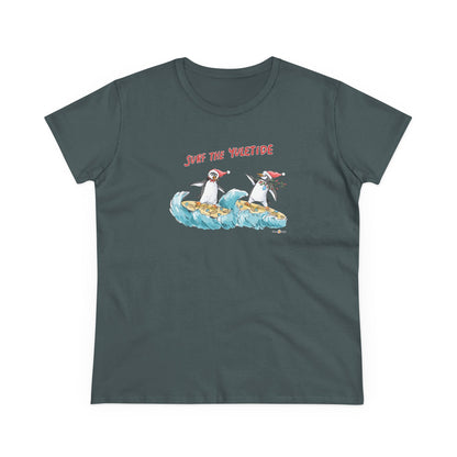 SURF THE YULETIDE - HOLIDAY WOMEN'S SHIRT