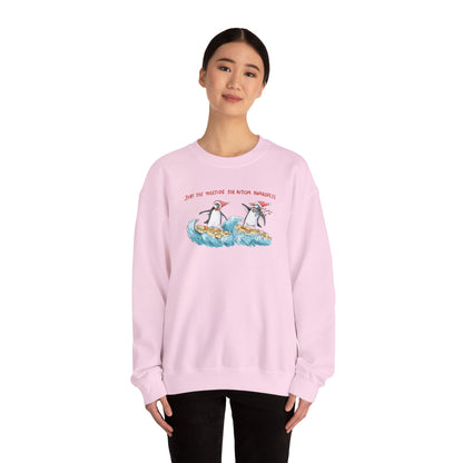 SURF THE YULETIDE FOR AUTISM AWARENESS - HOLIDAY SWEATSHIRT
