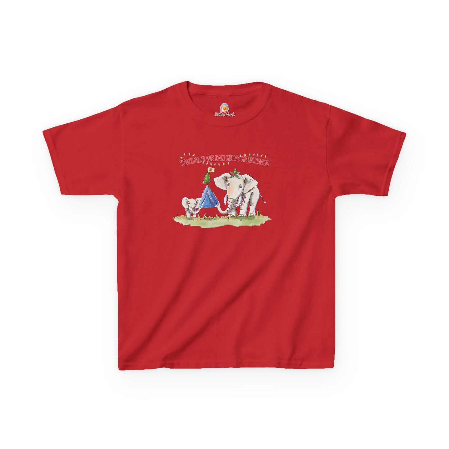 TOGETHER WE CAN MOVE MOUNTAINS - HOLIDAY KID'S SHIRT