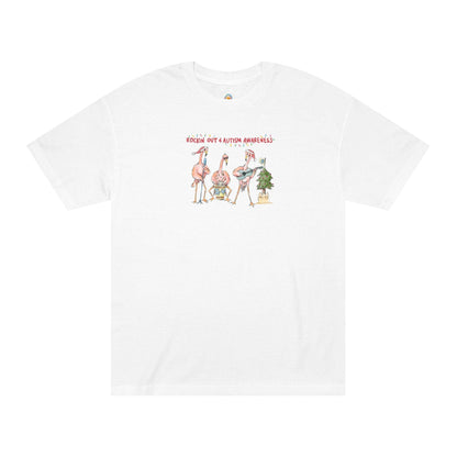 ROCKIN' OUT 4 AUTISM AWARENESS HOLIDAY - UNISEX TEE - Iona's World