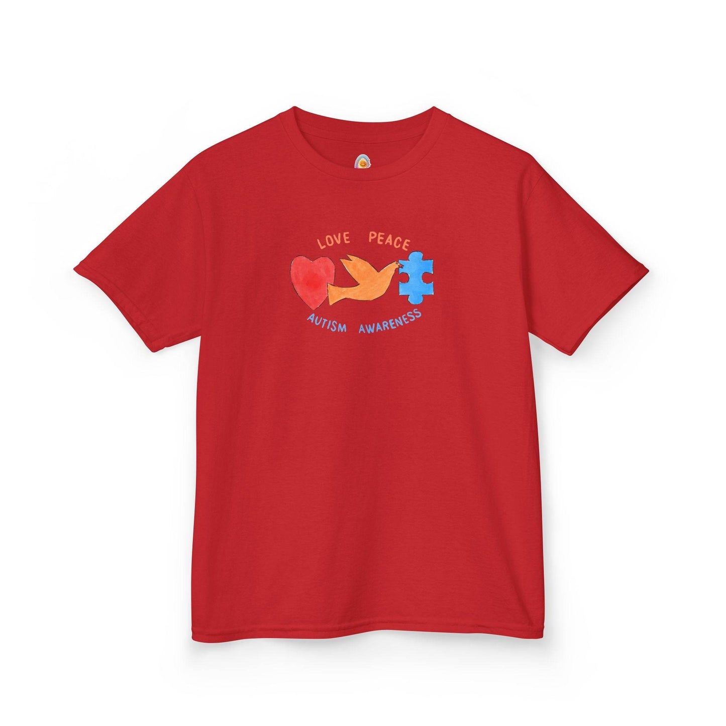 LOVE, PEACE, AUTISM AWARENESS - KID'S SHIRT - Iona's World