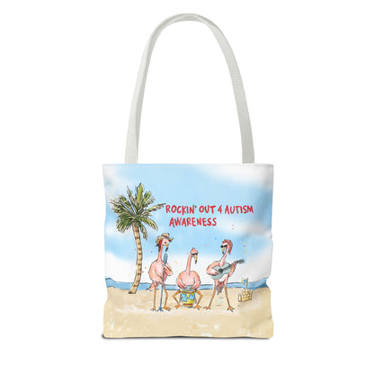 ROCKIN' OUT 4 AUTISM AWARENESS - TOTE BAG