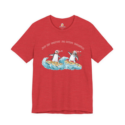 SURF THE YULETIDE FOR AUTISM AWARENESS - HOLIDAY UNISEX TEE