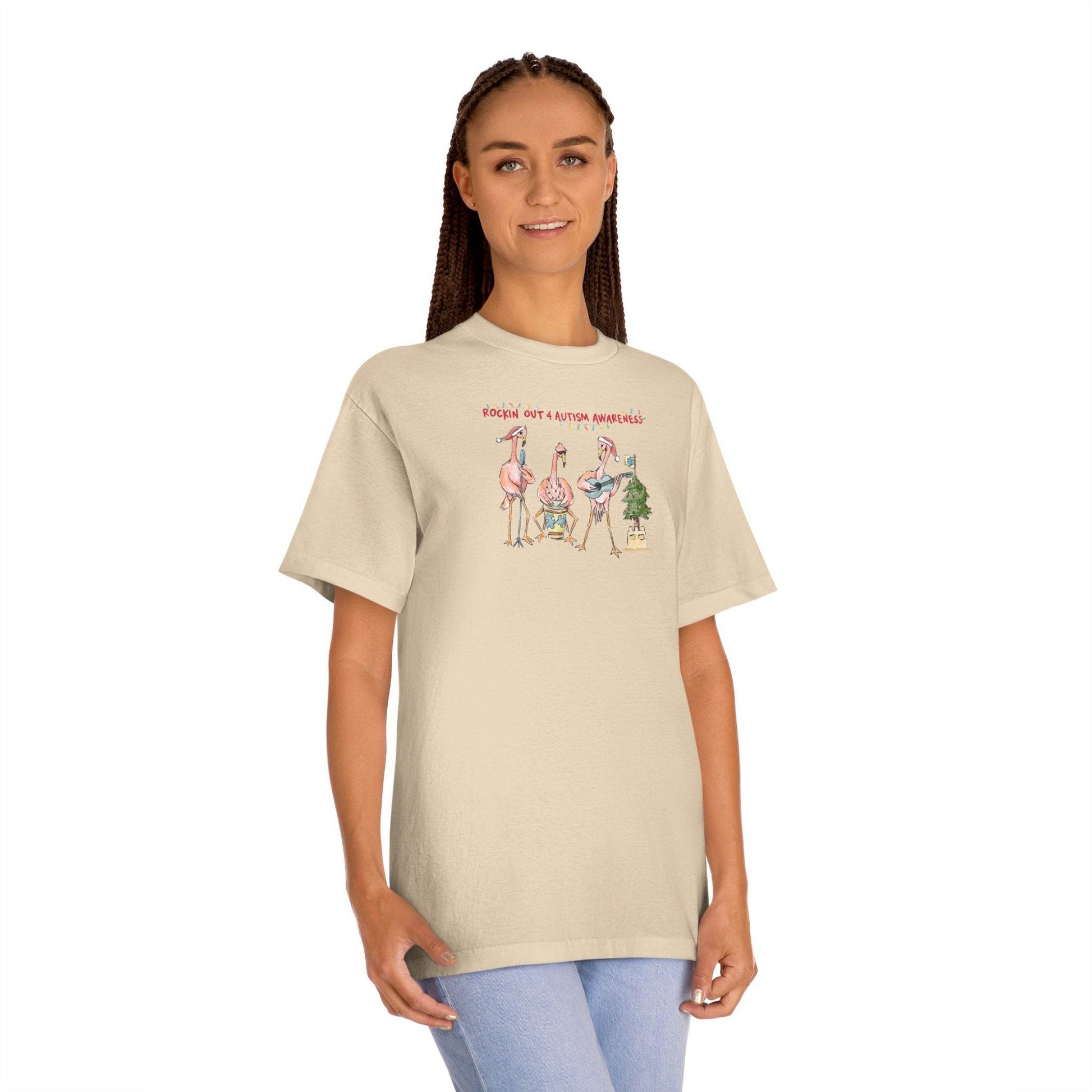 ROCKIN' OUT 4 AUTISM AWARENESS HOLIDAY - UNISEX TEE - Iona's World
