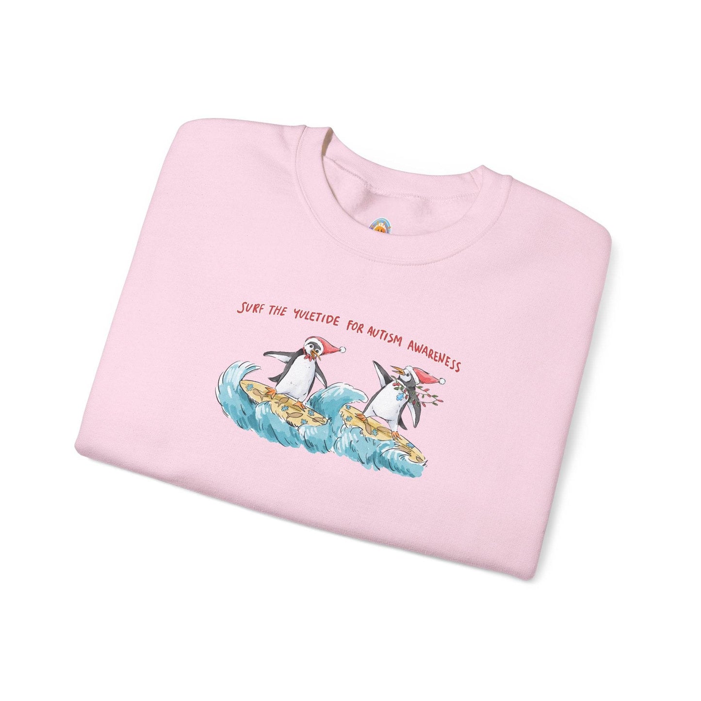 SURF THE YULETIDE FOR AUTISM AWARENESS - SWEATSHIRT - Iona's World