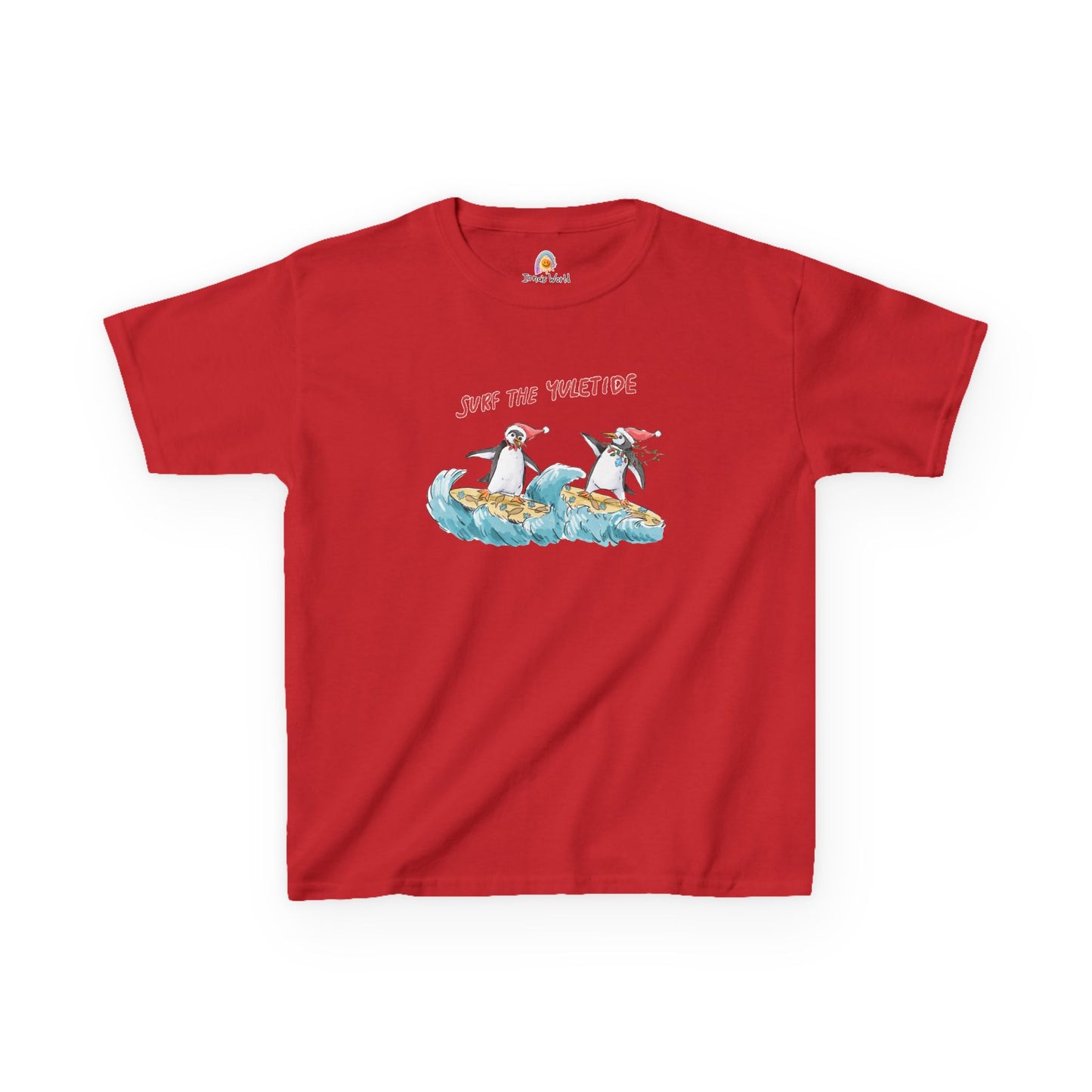 SURF THE YULETIDE - HOLIDAY KID'S SHIRT