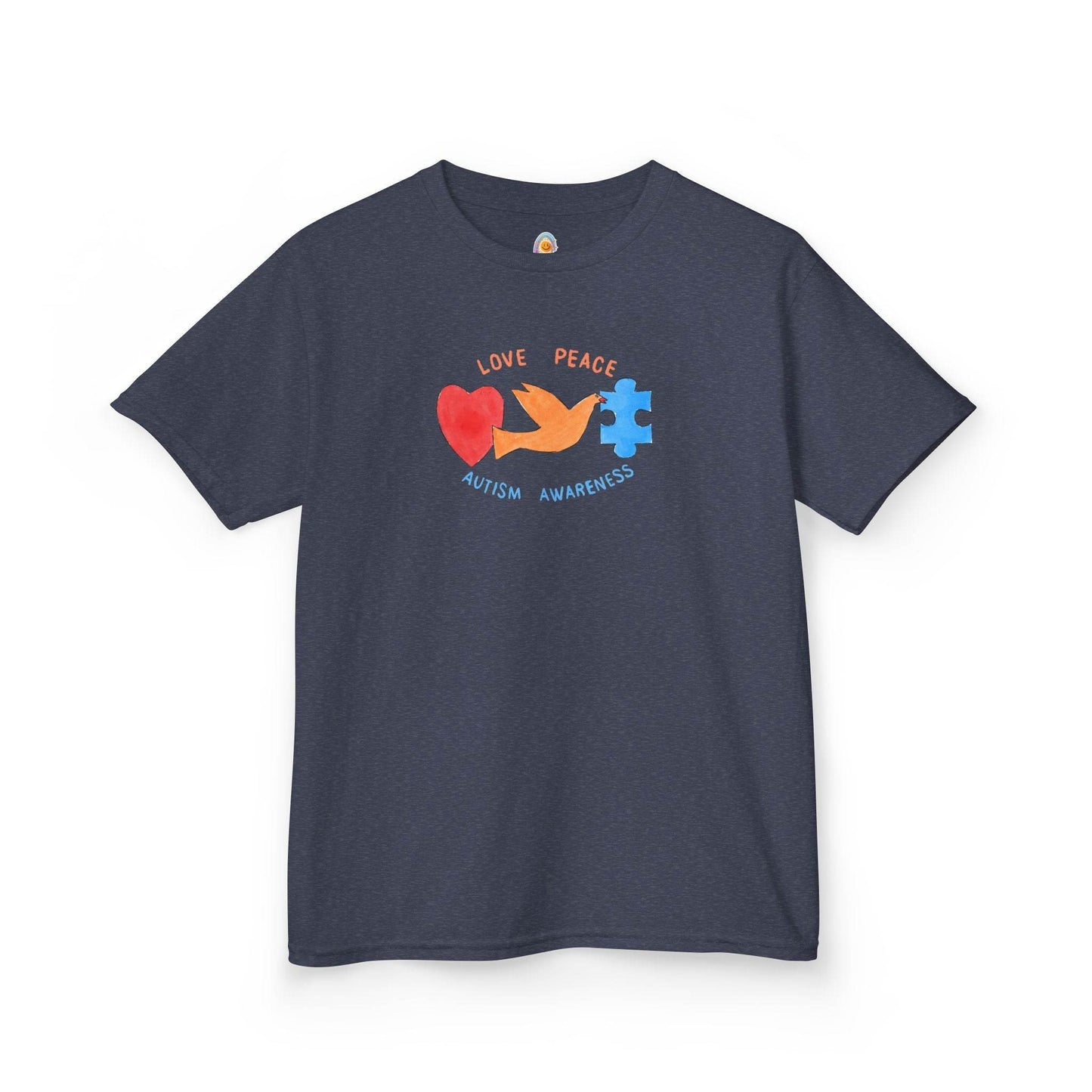 LOVE, PEACE, AUTISM AWARENESS - KID'S SHIRT - Iona's World
