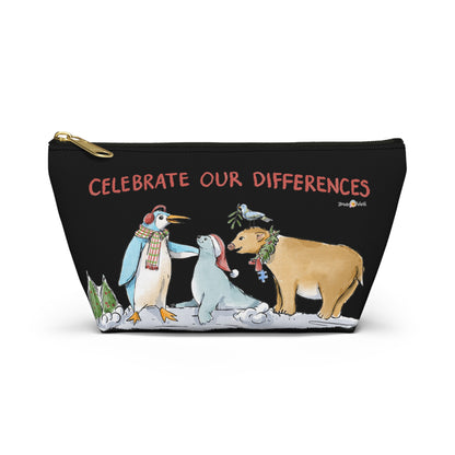 CELEBRATE OUR DIFFERENCES - ACCESSORY POUCH (BLACK)