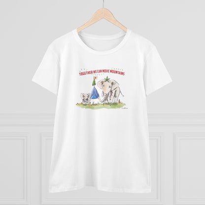 TOGETHER WE CAN MOVE MOUNTAINS - HOLIDAY WOMEN'S SHIRT