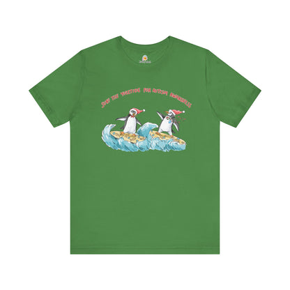 SURF THE YULETIDE FOR AUTISM AWARENESS - HOLIDAY UNISEX TEE