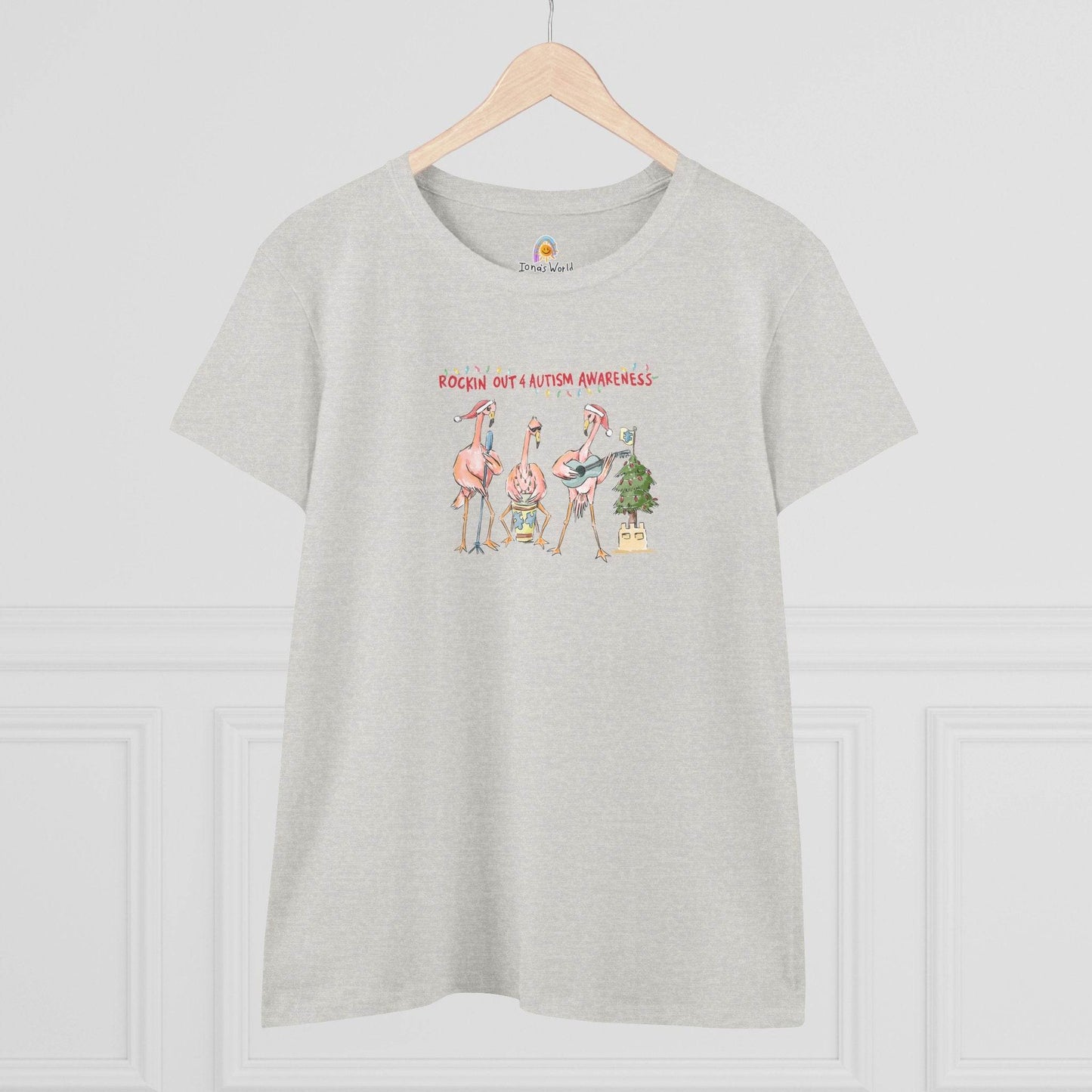 ROCKIN' OUT 4 AUTISM AWARENESS HOLIDAY - WOMEN'S SHIRT - Iona's World