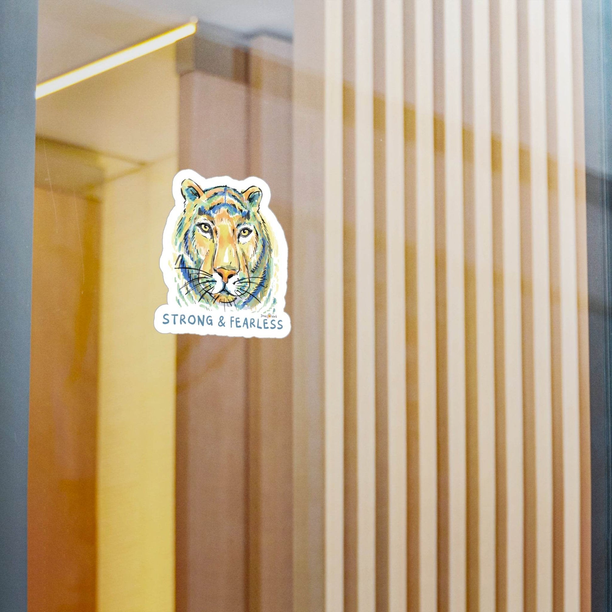 STRONG & FEARLESS - DECAL - Iona's World