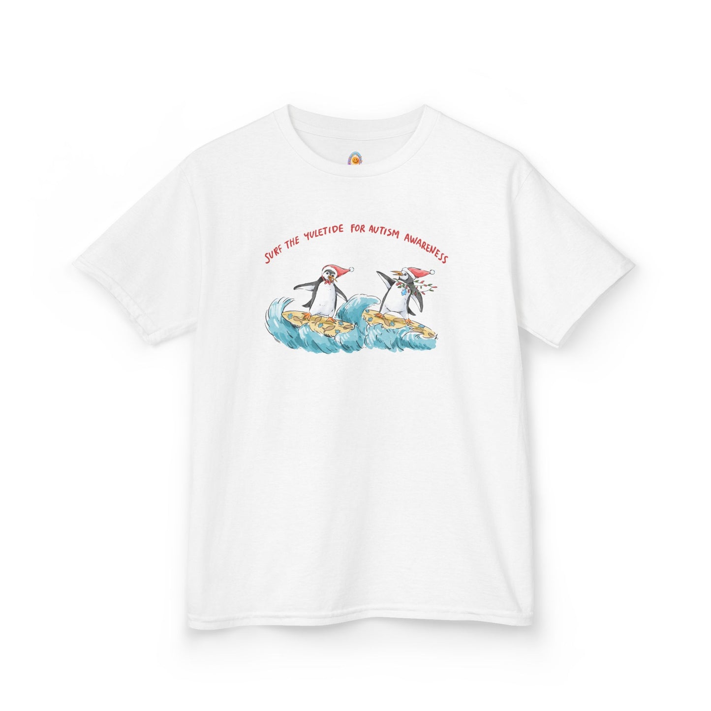 SURF THE YULETIDE FOR AUTISM AWARENESS - HOLIDAY KID'S SHIRT