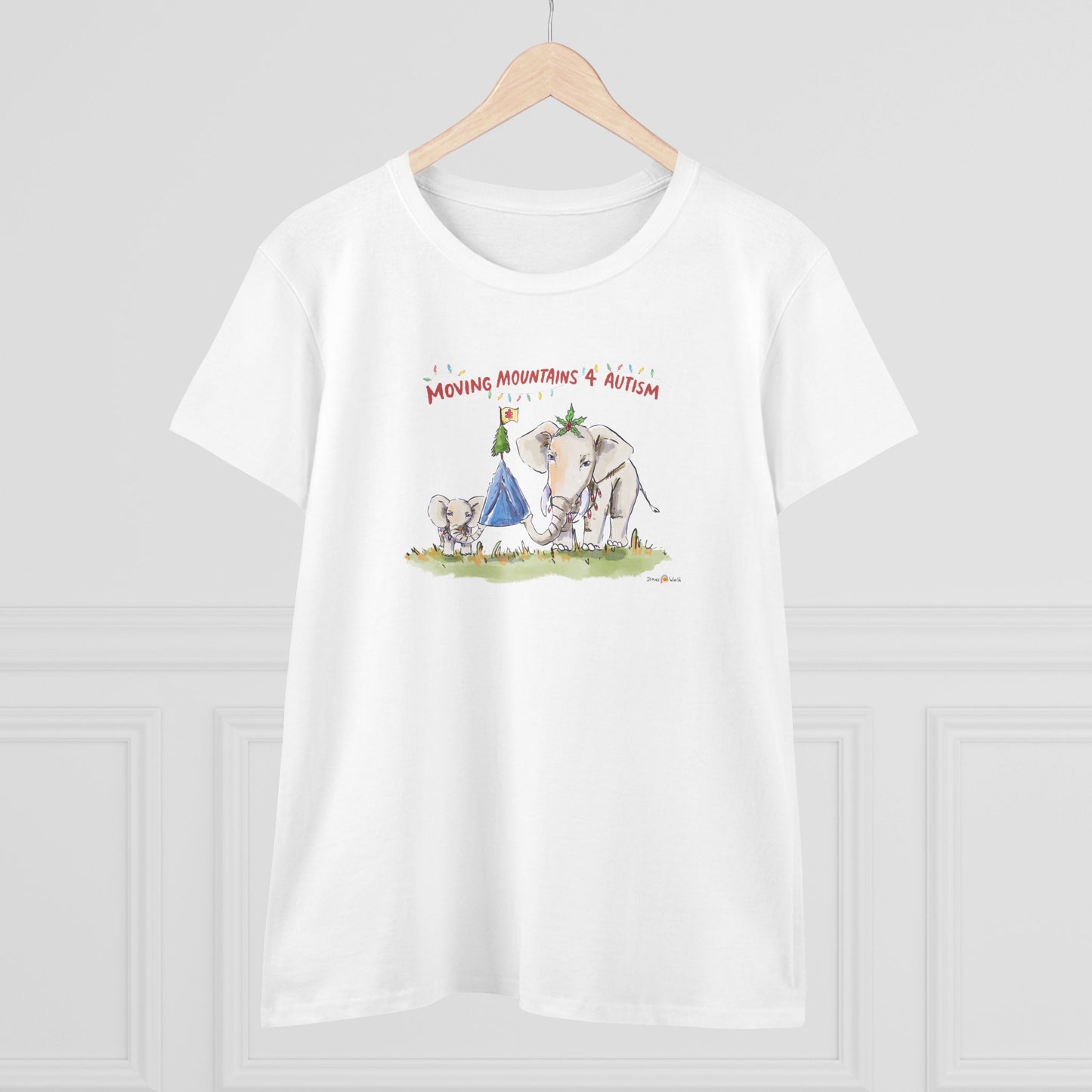 MOVING MOUNTAINS 4 AUTISM - HOLIDAY WOMEN'S SHIRT