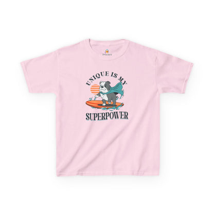 UNIQUE IS MY SUPERPOWER DOG - KID'S SHIRT