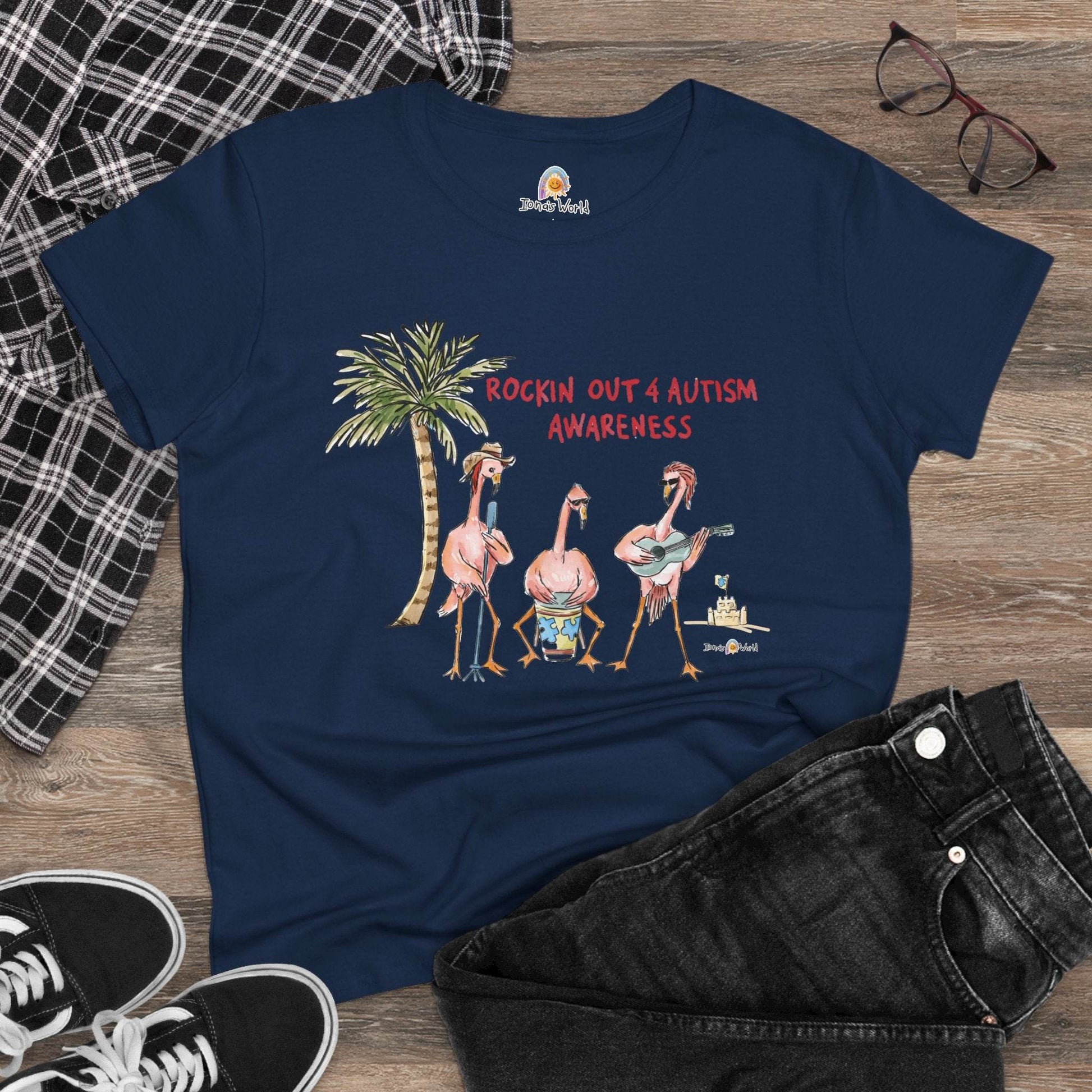 ROCKIN' OUT 4 AUTISM AWARENESS - WOMEN'S SHIRT - Iona's World