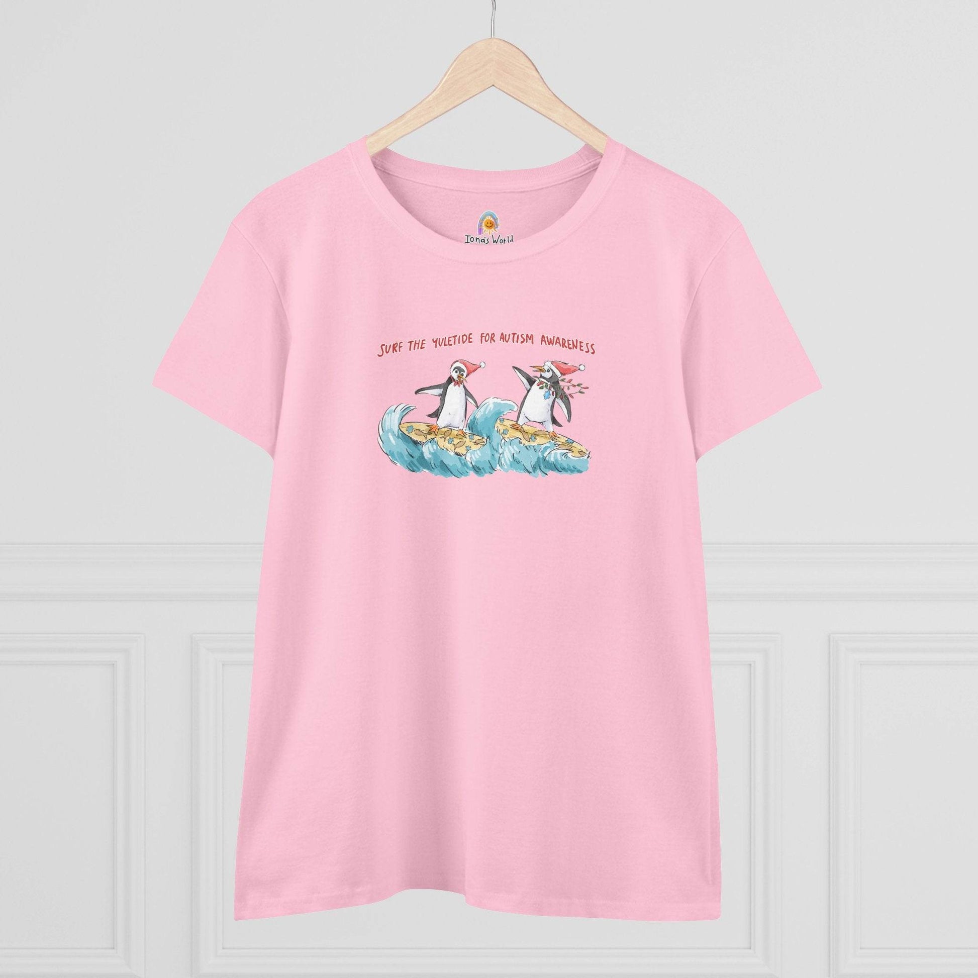 SURF THE YULETIDE FOR AUTISM AWARENESS - WOMEN'S SHIRT - Iona's World