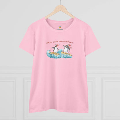 SURF THE YULETIDE FOR AUTISM AWARENESS - WOMEN'S SHIRT - Iona's World
