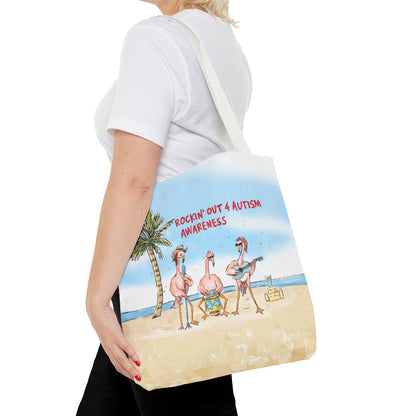 ROCKIN' OUT 4 AUTISM AWARENESS - TOTE BAG