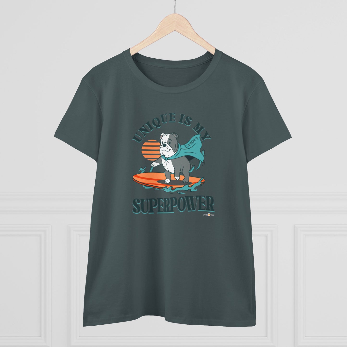 UNIQUE IS MY SUPER POWER DOG - WOMEN'S SHIRT