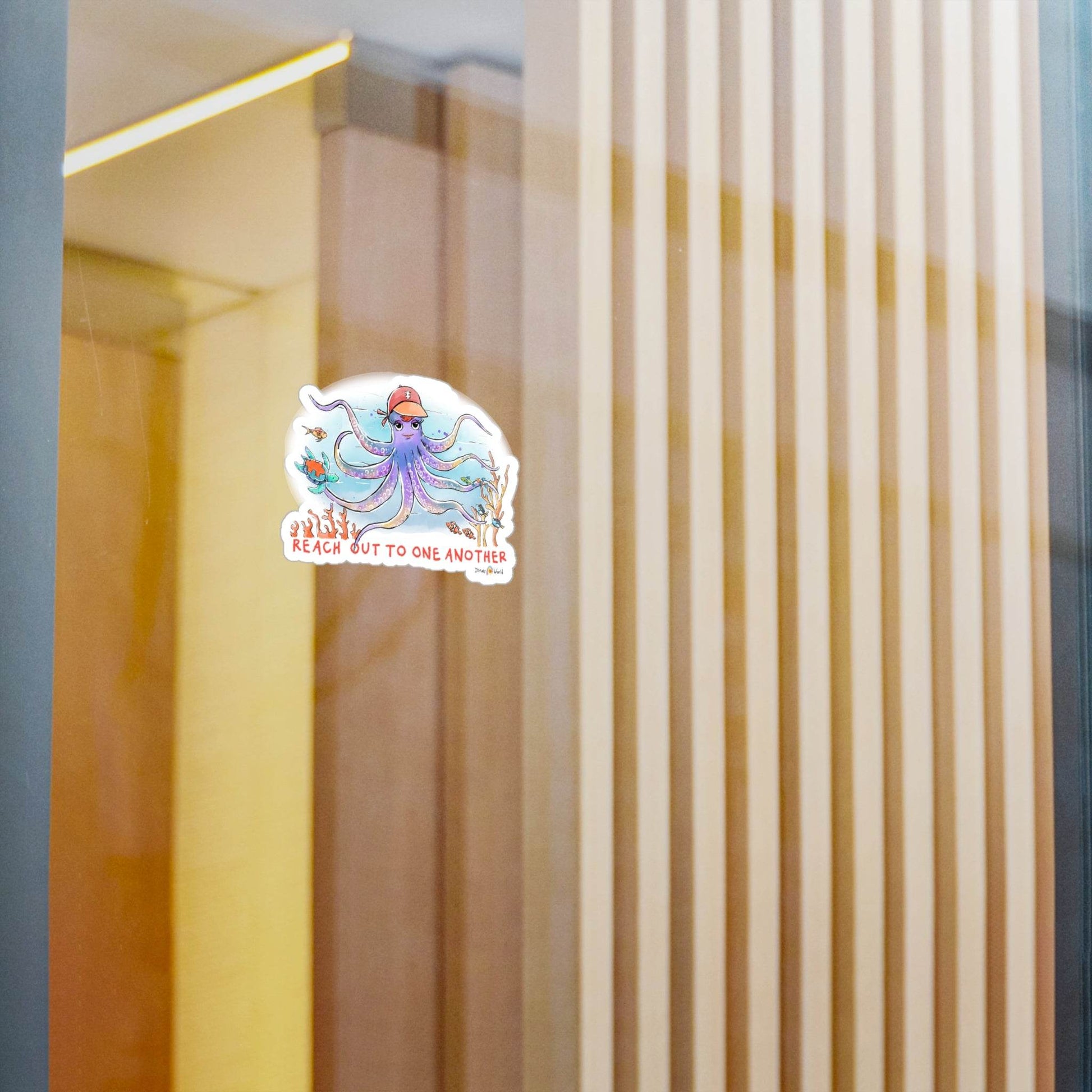 REACH OUT TO ONE ANOTHER - DECAL - Iona's World