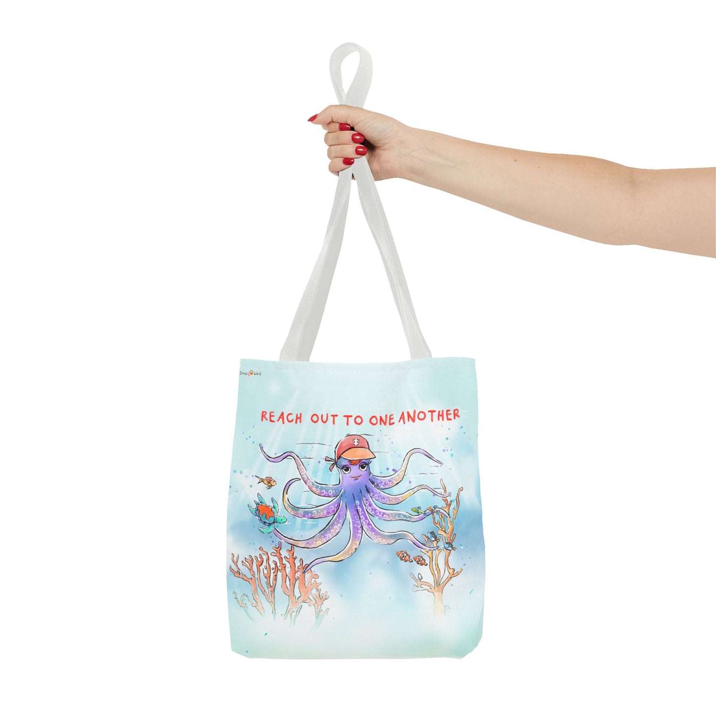 REACH OUT TO ONE ANOTHER - TOTE BAG