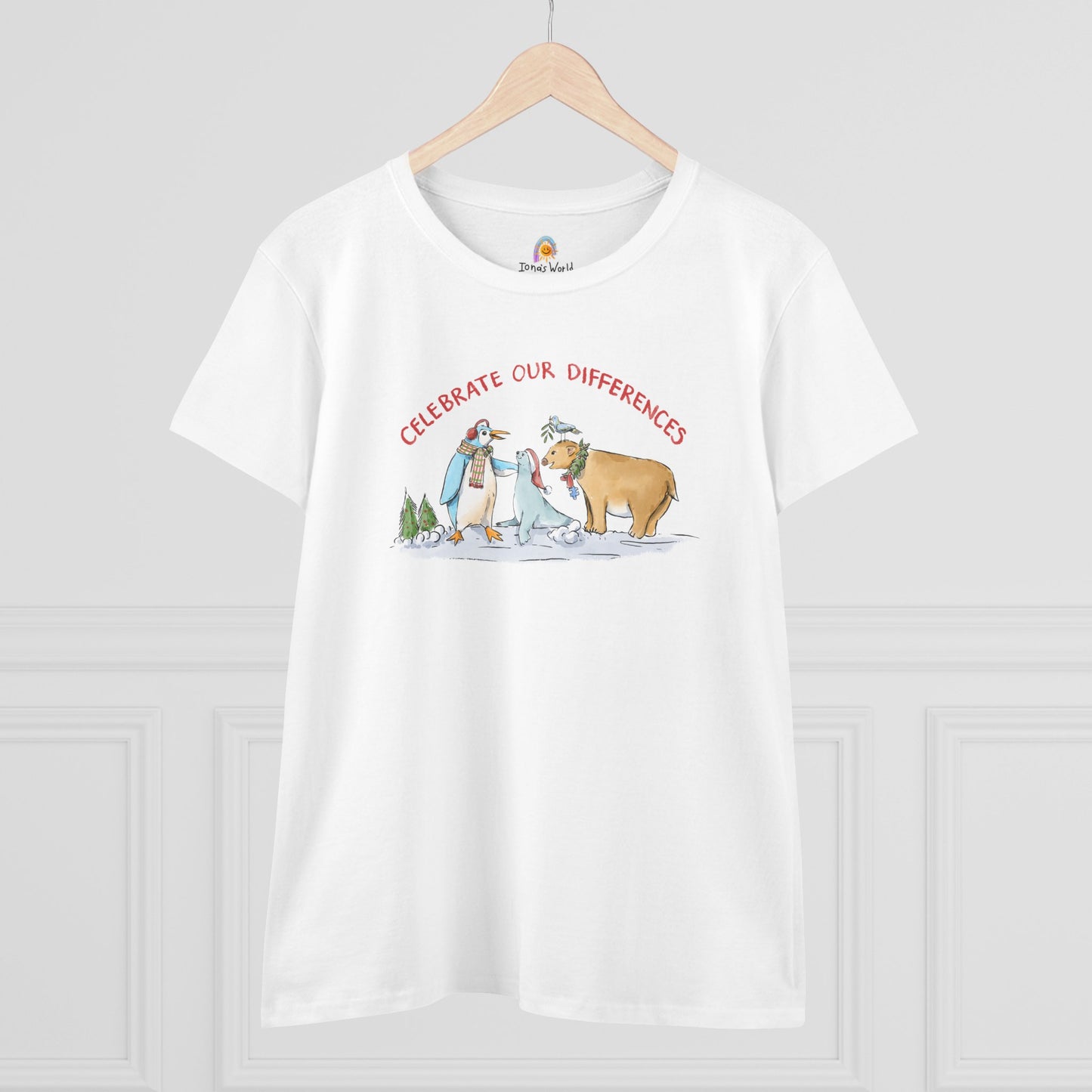 CELEBRATE OUR DIFFERENCES - HOLIDAY WOMEN'S SHIRT