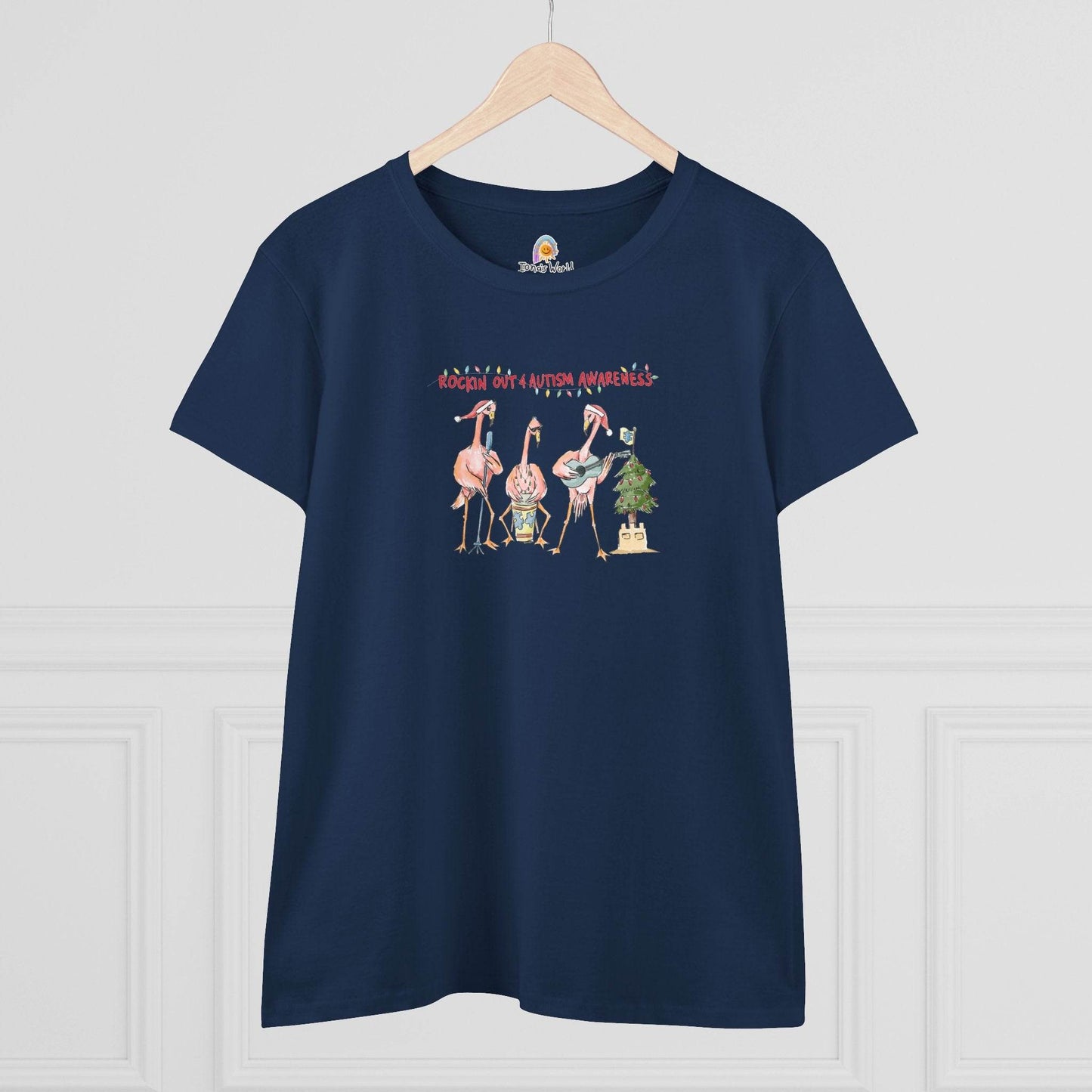 ROCKIN' OUT 4 AUTISM AWARENESS HOLIDAY - WOMEN'S SHIRT - Iona's World