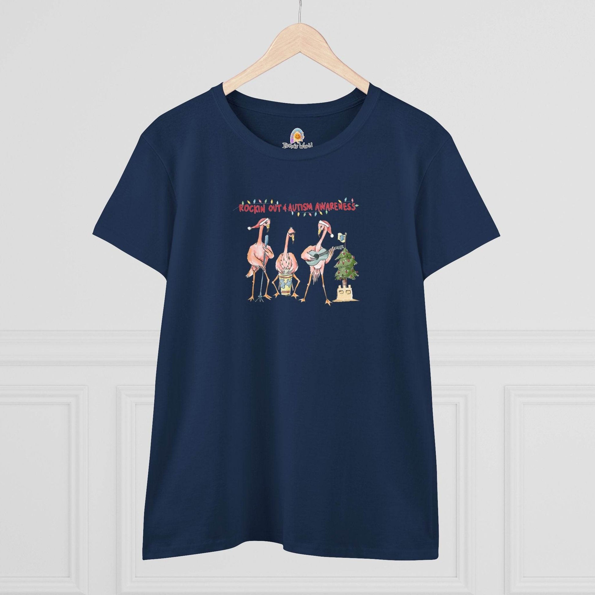 ROCKIN' OUT 4 AUTISM AWARENESS HOLIDAY - WOMEN'S SHIRT - Iona's World