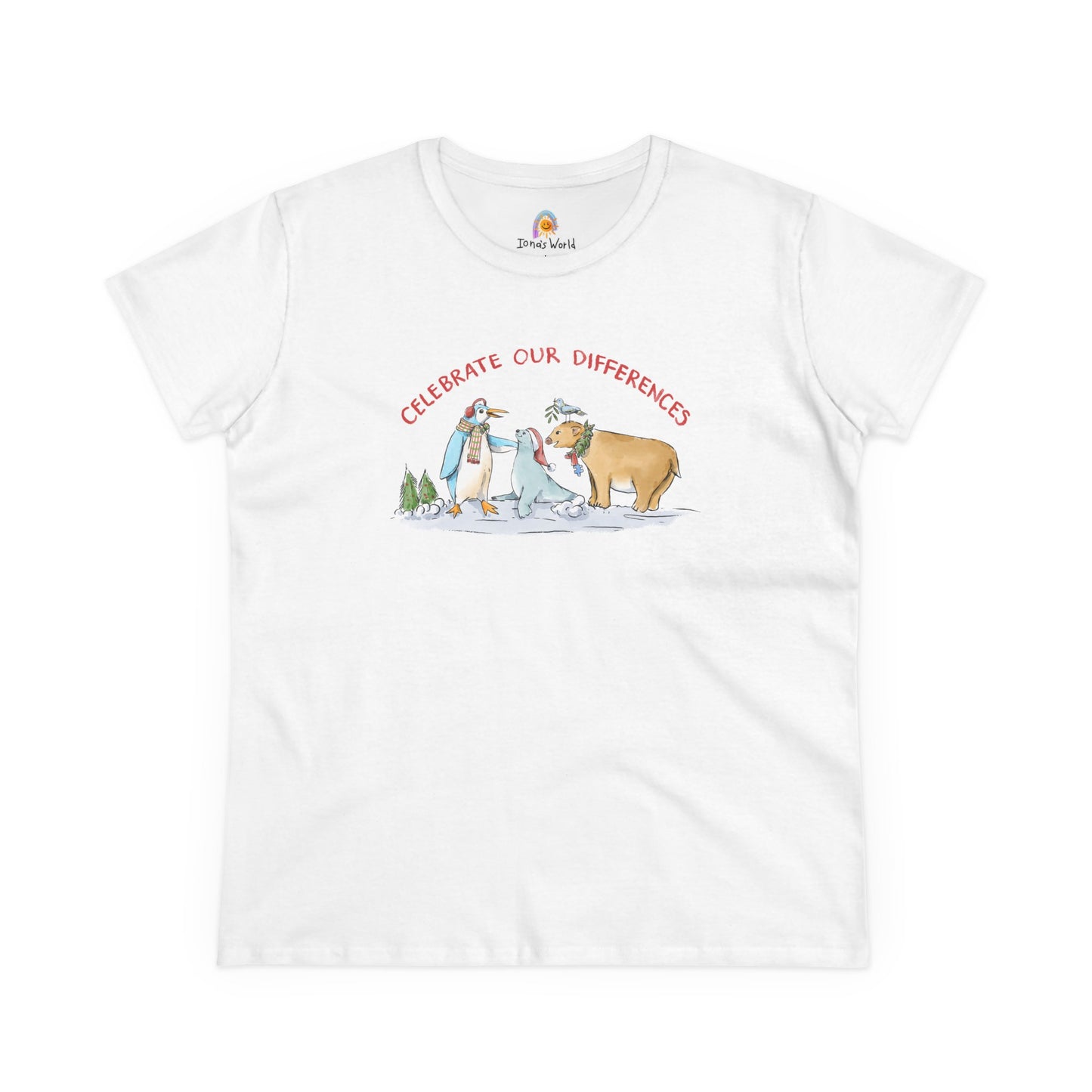 CELEBRATE OUR DIFFERENCES - HOLIDAY WOMEN'S SHIRT