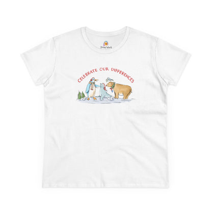 CELEBRATE OUR DIFFERENCES - HOLIDAY WOMEN'S SHIRT