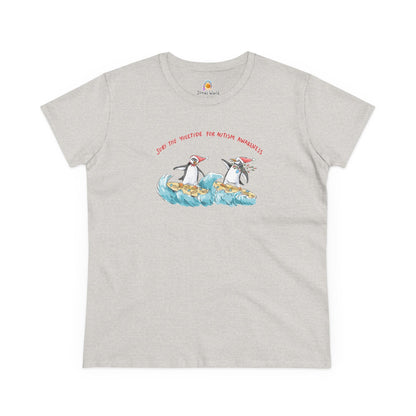 SURF THE YULETIDE FOR AUTISM AWARENESS - WOMEN'S SHIRT