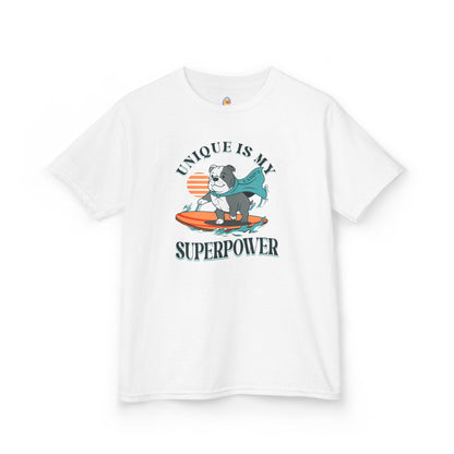 UNIQUE IS MY SUPERPOWER DOG - KID'S SHIRT