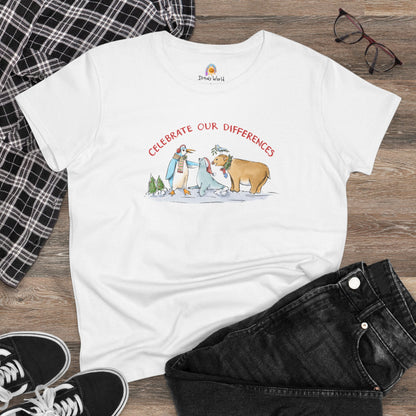 CELEBRATE OUR DIFFERENCES - HOLIDAY WOMEN'S SHIRT