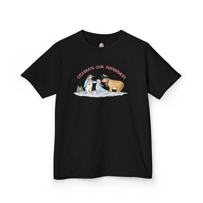 CELEBRATE OUR DIFFERENCES - HOLIDAY KID'S SHIRT