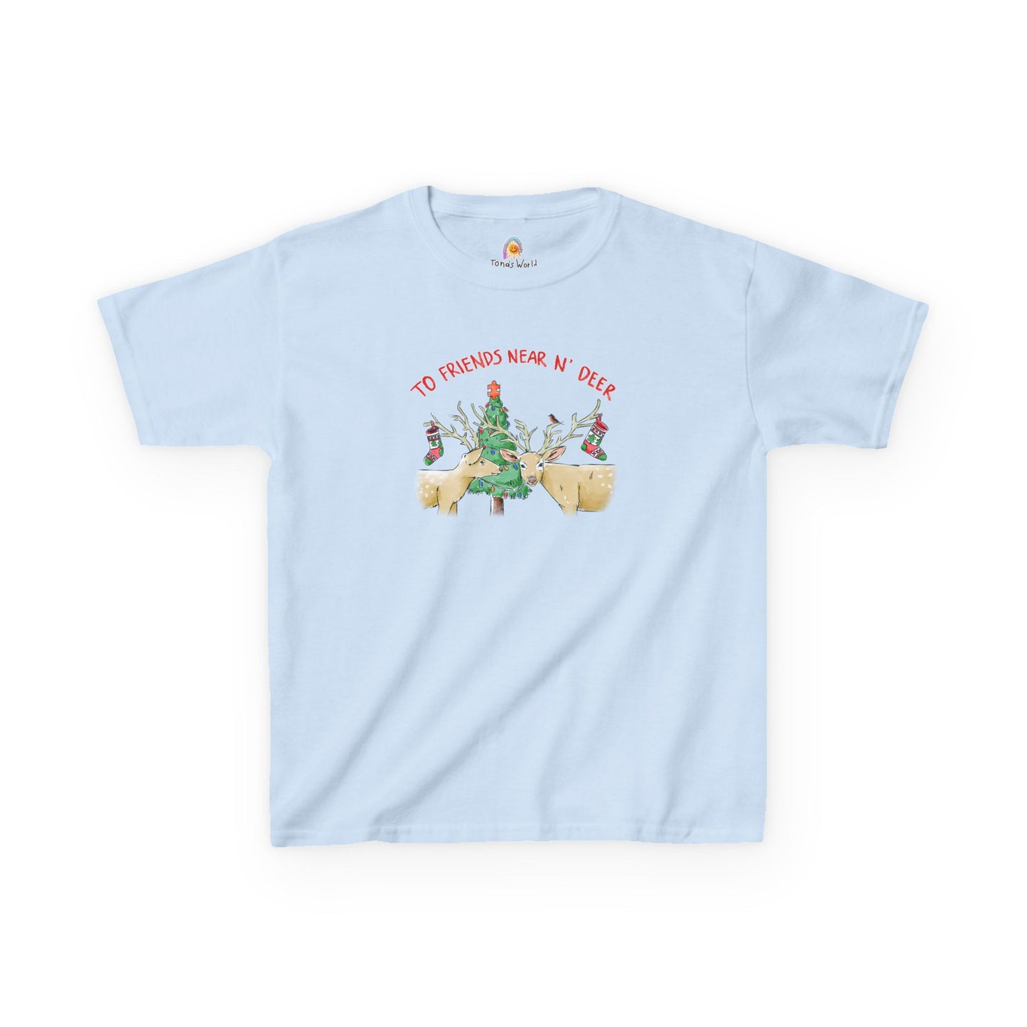 TO FRIENDS NEAR N' DEER - HOLIDAY KID'S SHIRT