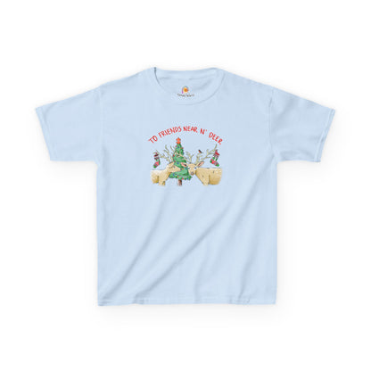 TO FRIENDS NEAR N' DEER - HOLIDAY KID'S SHIRT