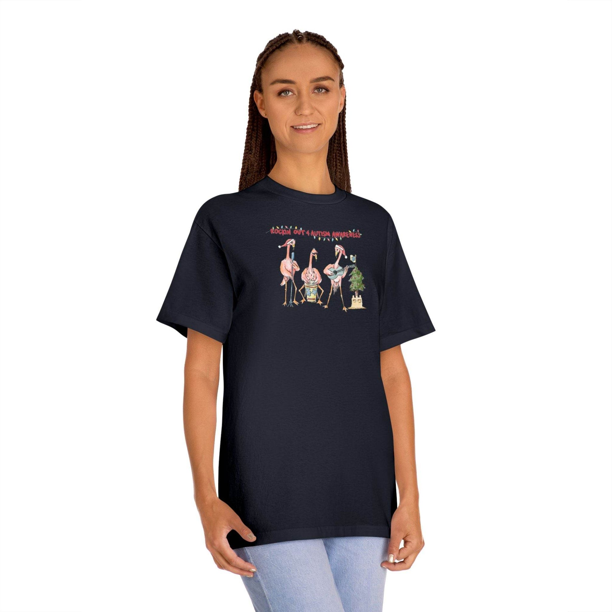 ROCKIN' OUT 4 AUTISM AWARENESS HOLIDAY - UNISEX TEE - Iona's World