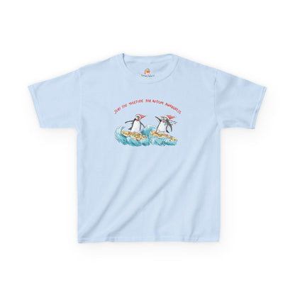 SURF THE YULETIDE FOR AUTISM AWARENESS - HOLIDAY KID'S SHIRT