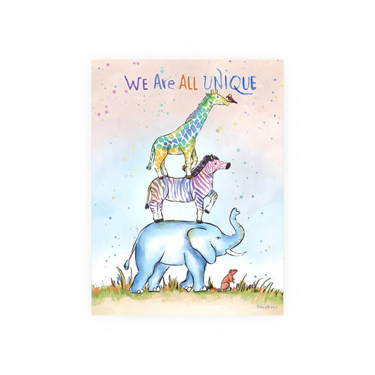 WE ARE ALL UNIQUE | POSTER - Iona's World
