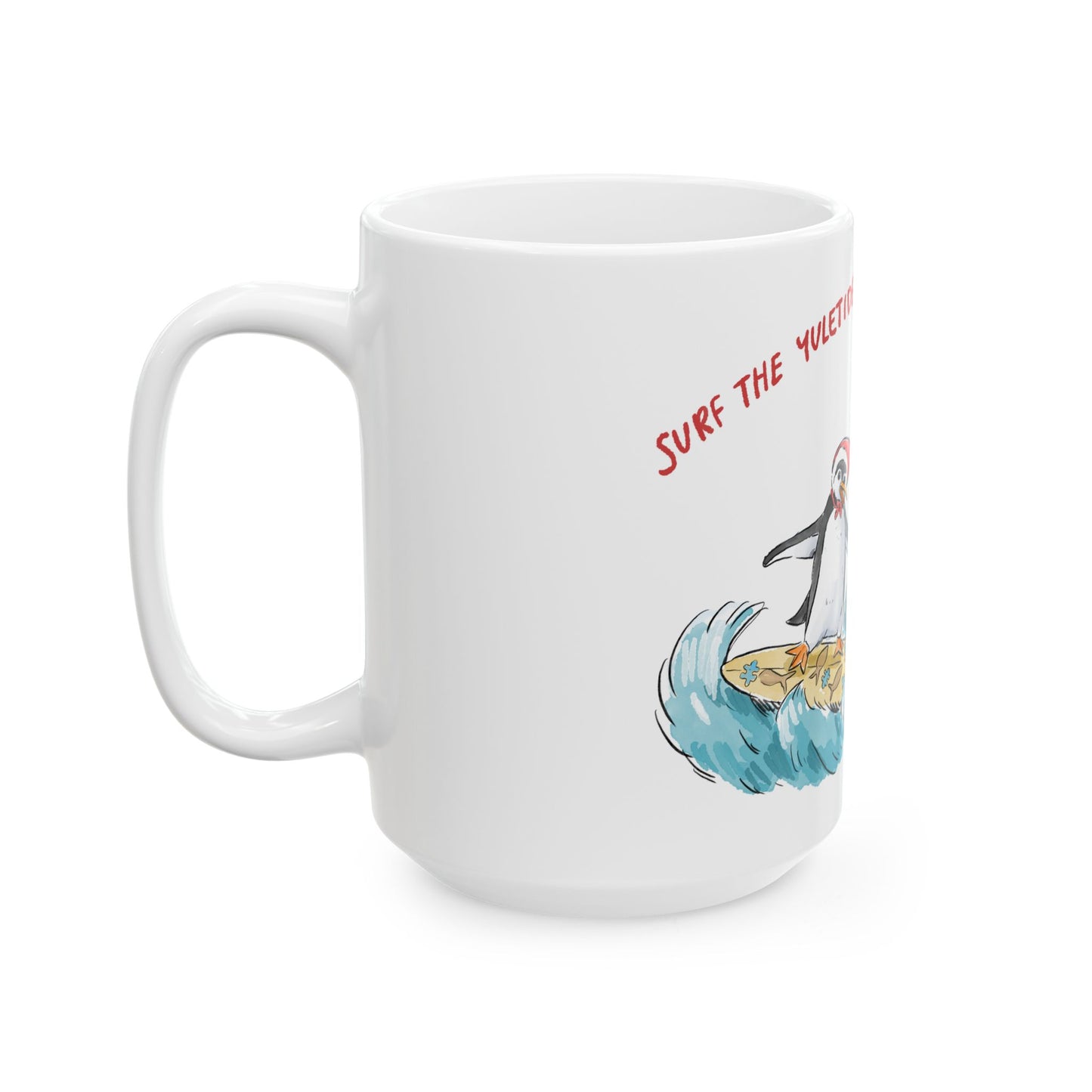 SURF THE YULETIDE FOR AUTISM AWARENESS - FESTIVE MUG